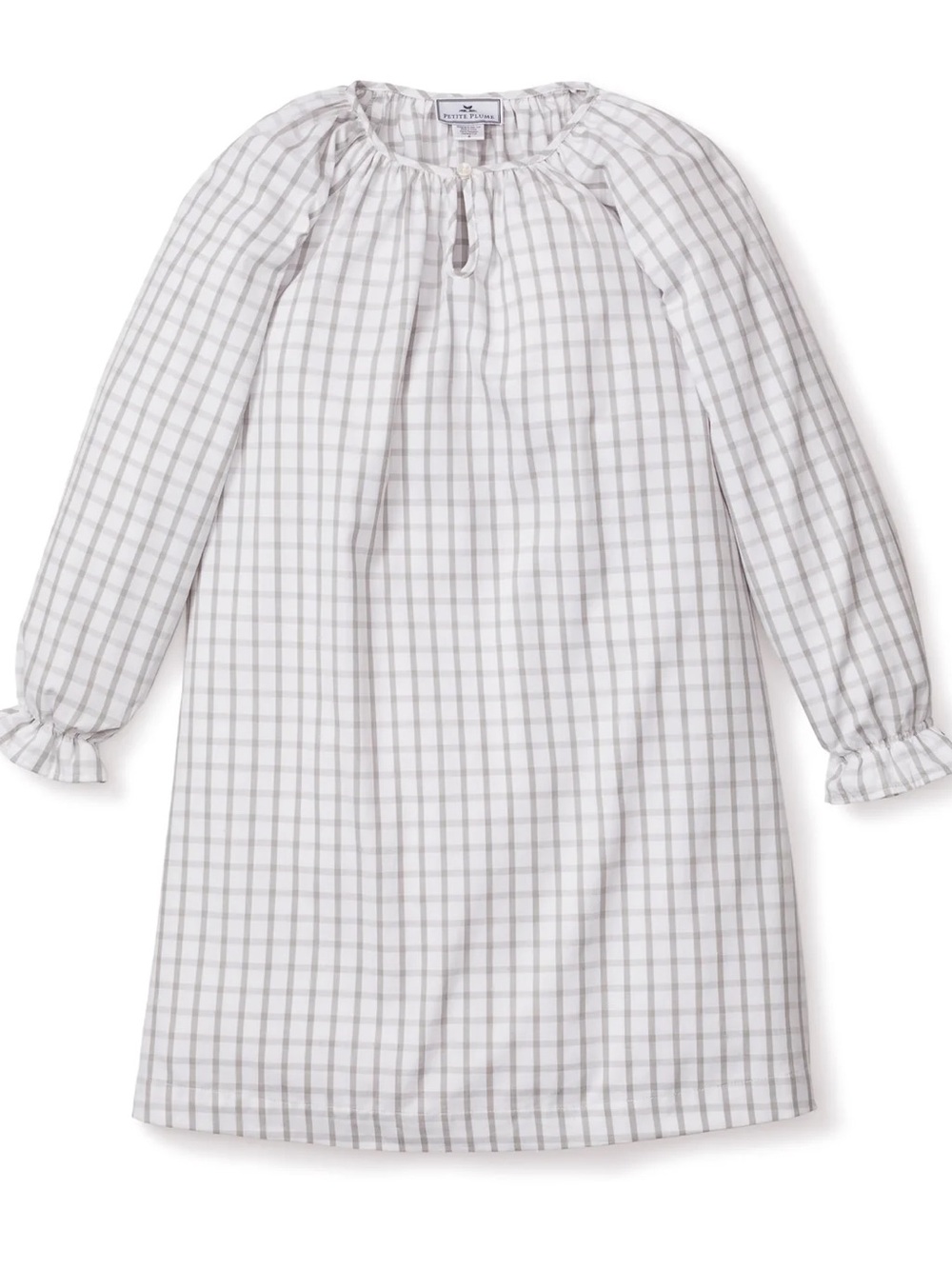 LIKE NEW Girl's Twill Delphine Nightgown in Regent Tattersall